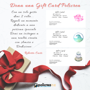 Gift Card - Dona un servizio - Policrea Ando Poliwed RoYa
