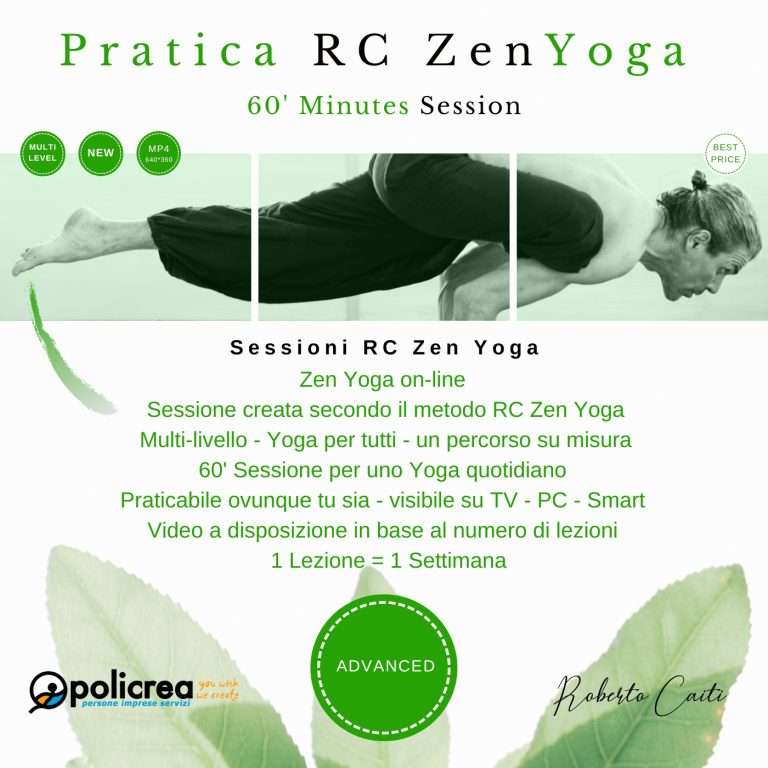 60′ Minuti Lezione RC Zen Yoga – Advanced – 5 Sessioni