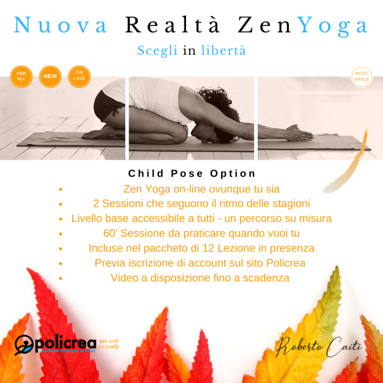 Protetto: 2 Lezioni RC ZEN YOGA 60′ – Incluse nel Corso in Presenza 2025